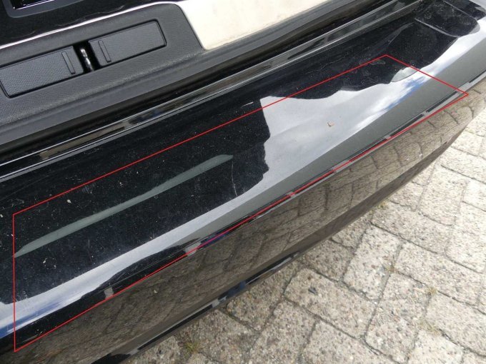 Beispiel-Schaden Stoßfänger hinten