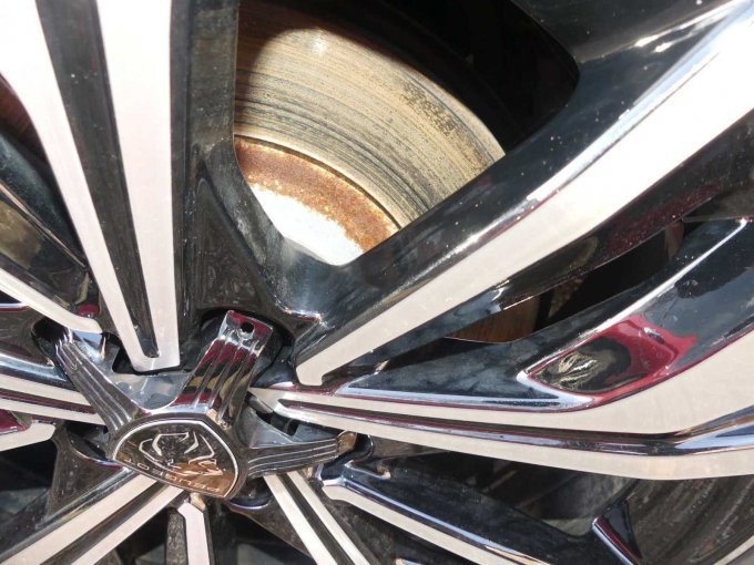 Zustand Bremsscheibe Hinterachse