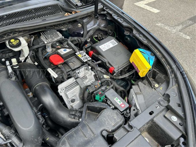 Motorraum mit Marderschutz
