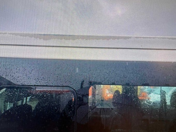 Lackabplatzung am Dach