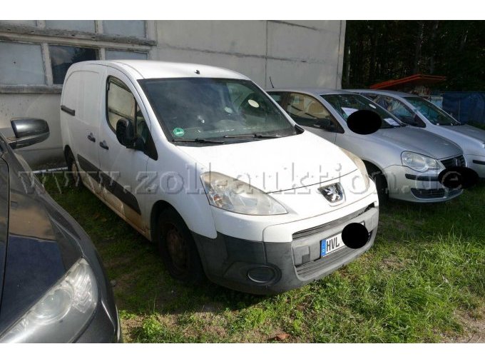1 Peugeot Partner HDI 16 Kasten / Unfall- & Bastlerfahrzeug – foto 2 – kavel bij Zoll-Auktion, Wandlitz