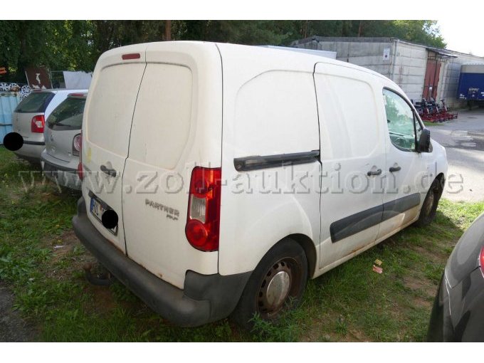 1 Peugeot Partner HDI 16 Kasten / Unfall- & Bastlerfahrzeug – foto 4 – kavel bij Zoll-Auktion, Wandlitz
