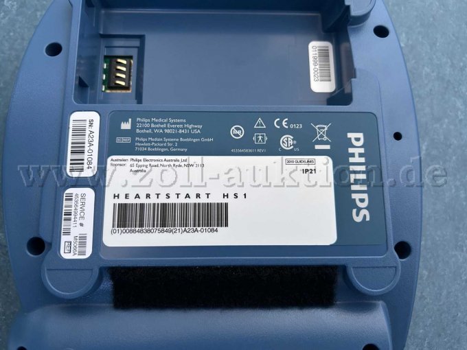 1 Philips HS1 Heartstart Defibrilator – foto 7 – kavel bij Zoll-Auktion, Lörrach