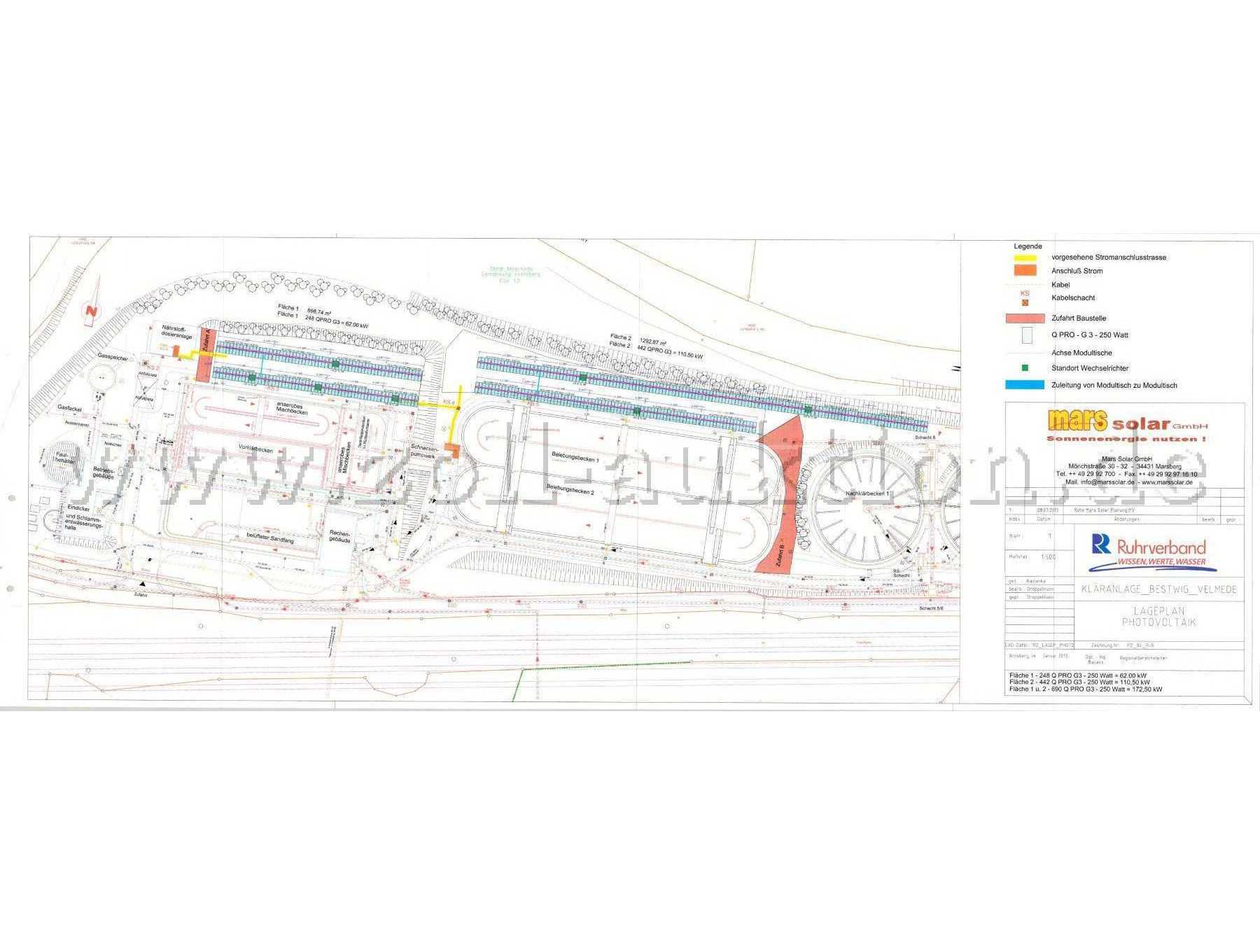 Lageplan Photovoltaik MarsSolar