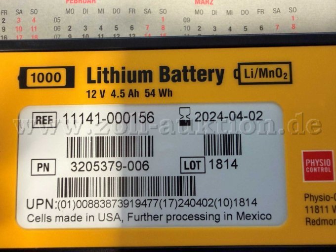 Batterie, welche leer und abgelaufen ist