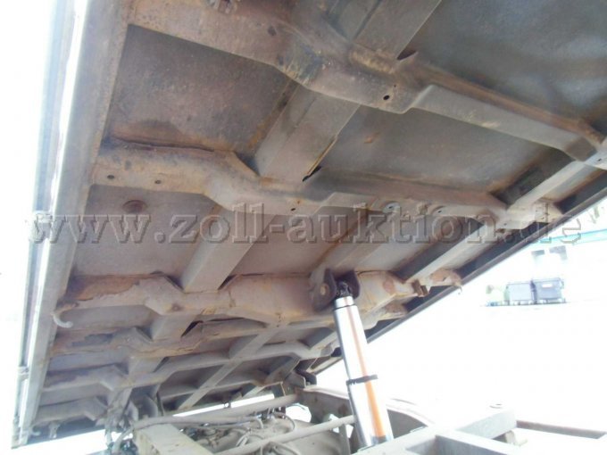 Ansicht Unterseite Ladefläche (Kipper)