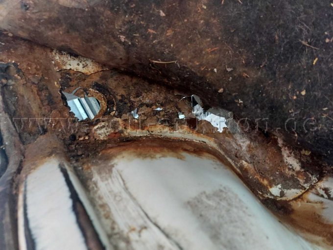 Fußraum Fahrerseite