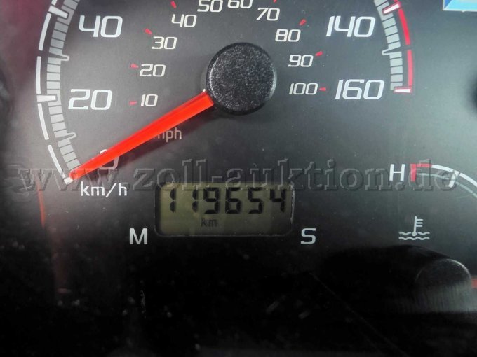 Piaggio Porter Heckkipper/Plane, Kilometerstand Ansicht