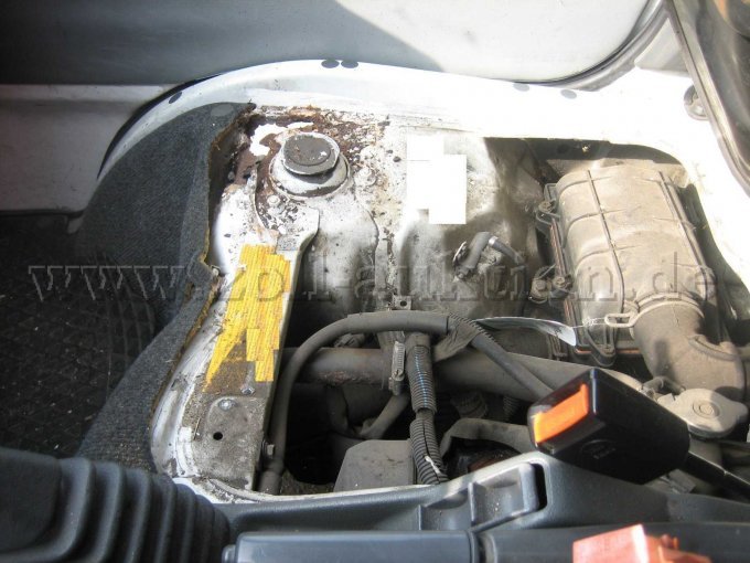 Blick in den Motorraum