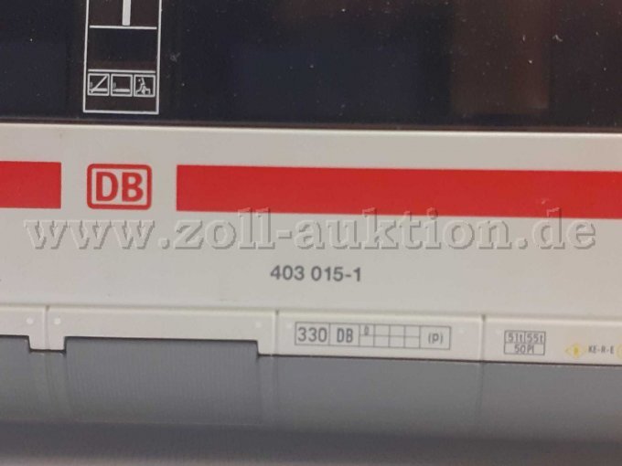 Piko Triebwagenzug ICE BR 403 DB, Typenbezeichnung