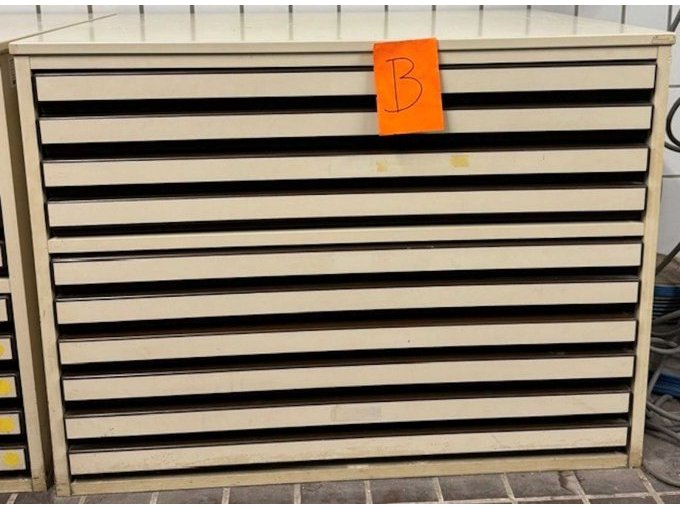 Planschrank von vorne Planschrank von vorne