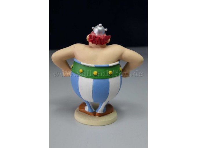 Plastoy Sammelfigur Obelix Gesamtansicht von hinten