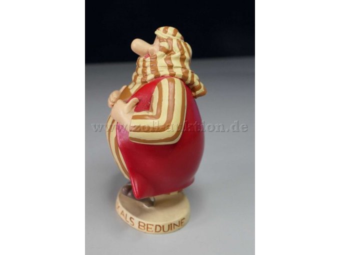 Plastoy Sammelfigur"Obelix als Beduine" Gesamtansicht von der linken Seite