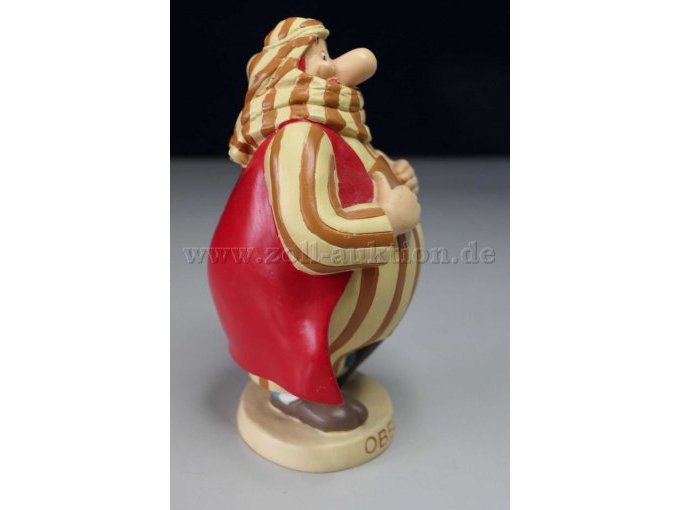 Plastoy Sammelfigur"Obelix als Beduine" Gesamtansicht von der rechten Seite