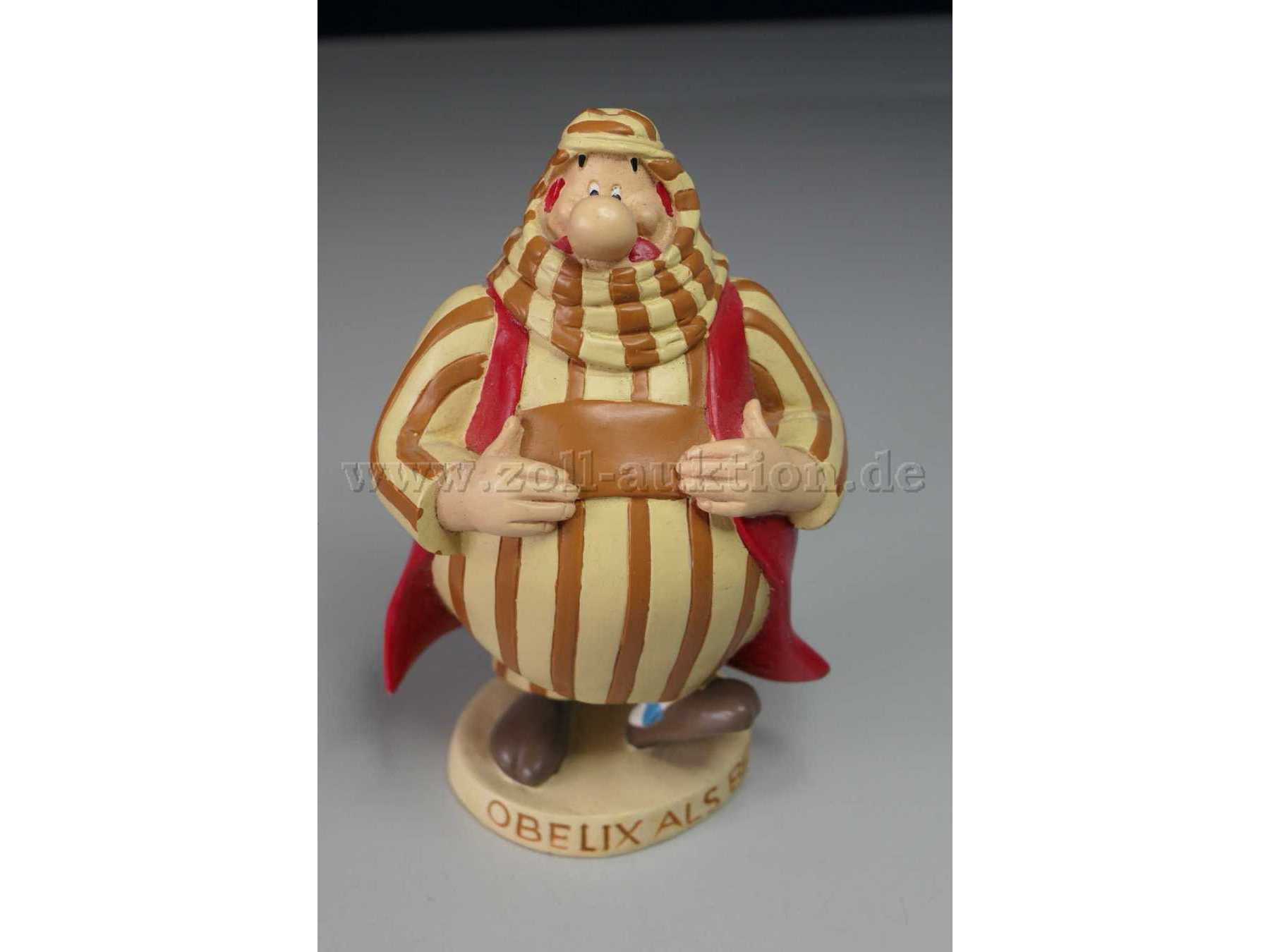 Plastoy Sammelfigur"Obelix als Beduine" Gesamtansicht von vorne