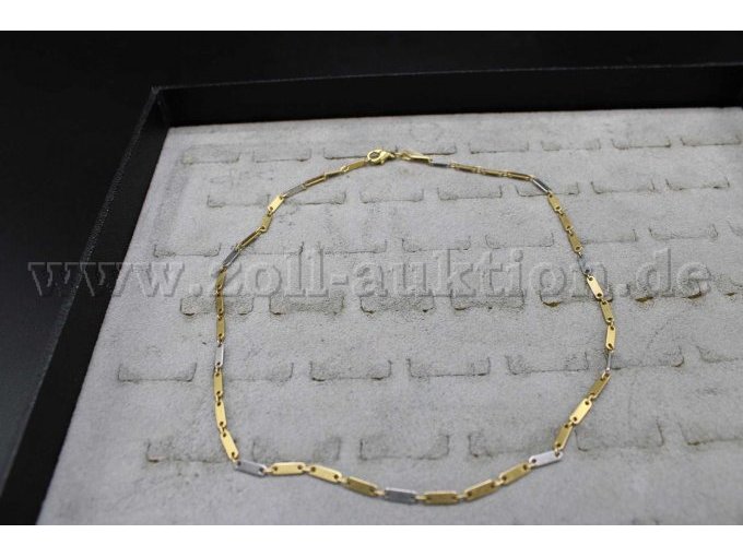 Plattenhalskette aus 585er Gold