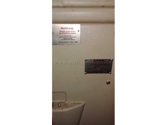 1 platformlift van CAMA Treppenlift GmbH (lift); type Handi-Lift EA7 – foto 4 – kavel bij Zoll-Auktion, Aßling