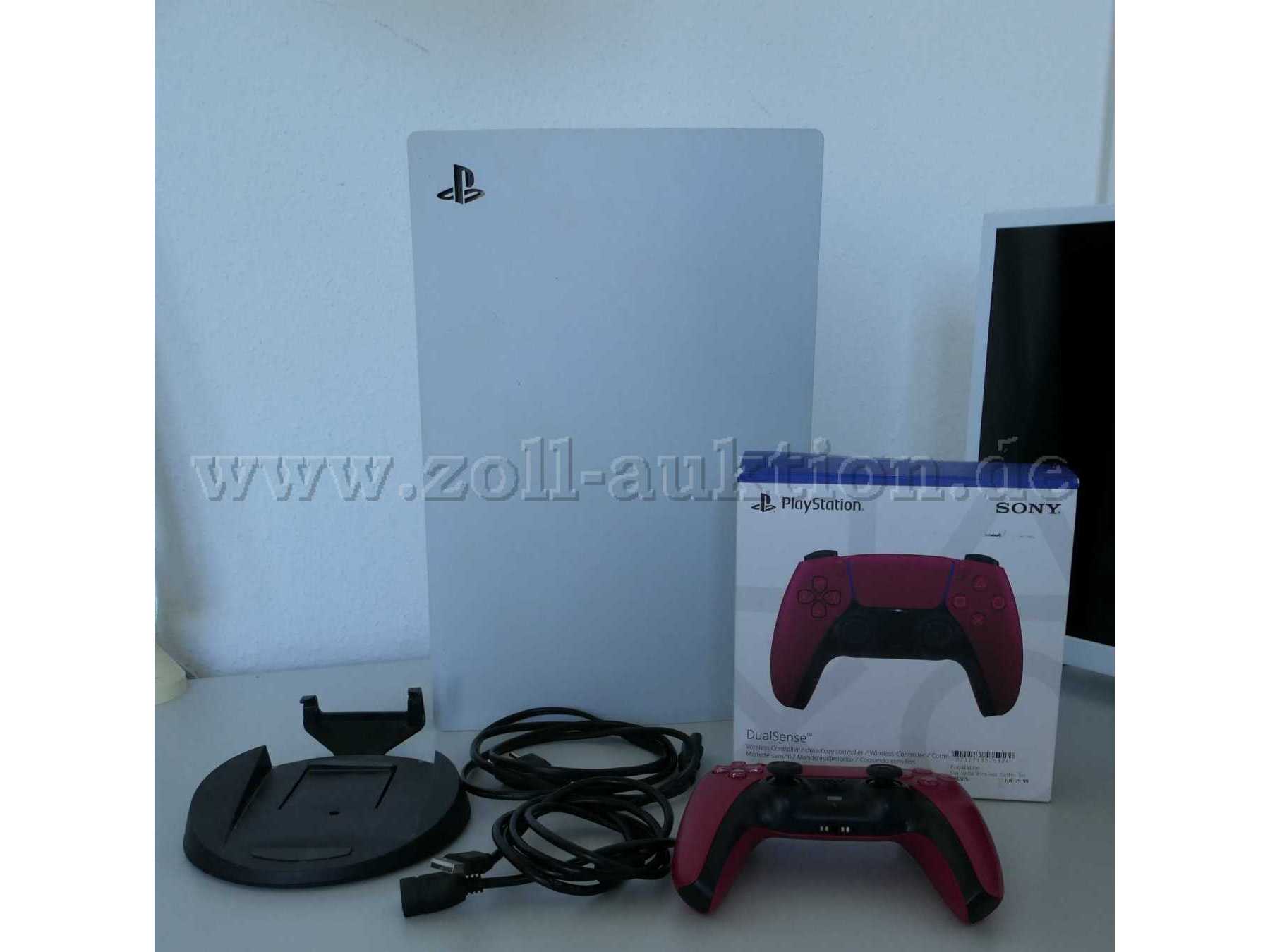 Sony Playstation 5 mit Zubehör Gesamtansicht