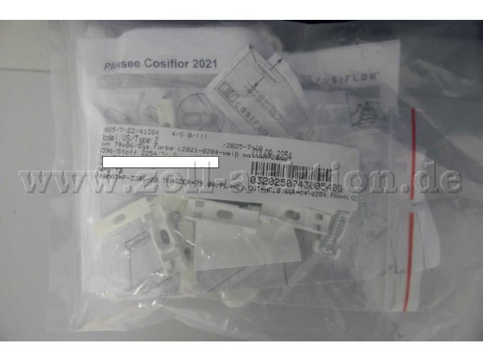 Detailaufnahme des Zubehörs und Produktinformations