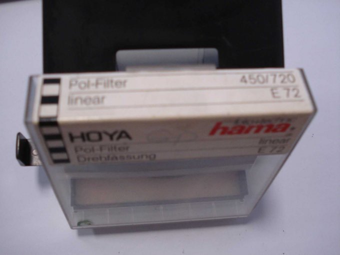 Aufbewahrungsbox des Polarisationsfilter.
