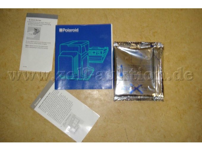 Die Bedienungsanleitung für den Duplicator und der vakuumverpackte Film.