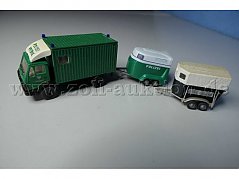 Polizei-LKW mit 2 Anhänger