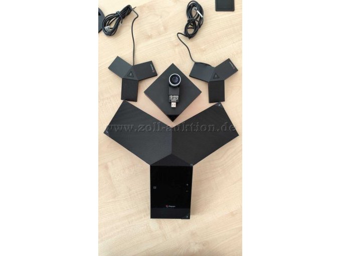 Konferenzsystem mit 2 zusätzlichen Mikrofonen und Dockingstation