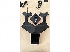 Konferenzsystem mit 2 zusätzlichen Mikrofonen und Dockingstation