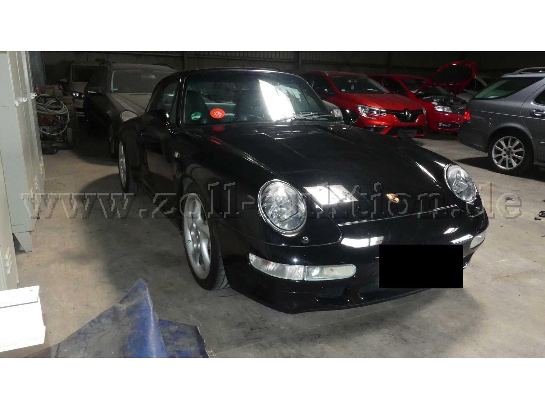 schwarze Porsche 911