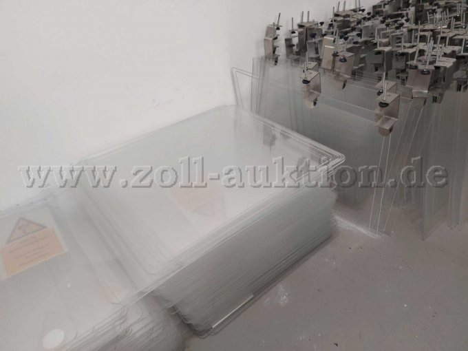 1 Posten Acrylglas/ Spuckschutzscheiben + Halter (ca. 330 Stück) – kavel bij Zoll-Auktion, Hagen