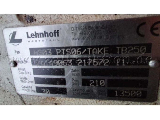 1 Powertilt Lehnhoff, HS03 PTS06 / Take TB250, defect / onderdelenhouder – foto 5 – kavel bij Zoll-Auktion, Rohrdorf