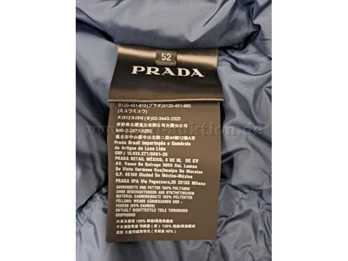 PRADA Original: Innenansicht