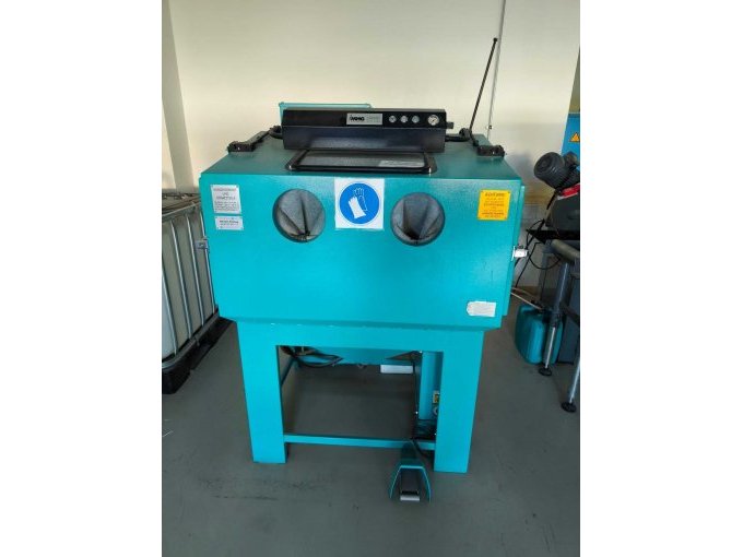 1 professionele zandstraalcabine, MHG Strahlanlagen GmbH, MHG SMG45/1-S/1-085-0603/0,75 – foto 2 – kavel bij Zoll-Auktion, Haldensleben