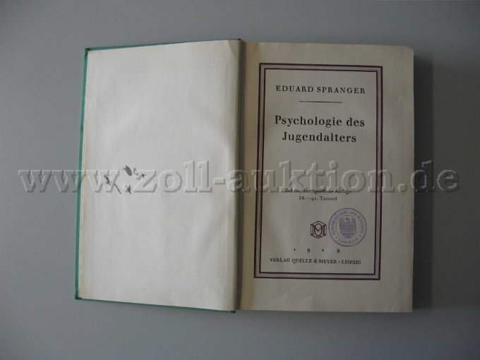 Innenseite mit Stempel