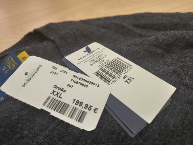 1 Pullover, Marke Polo - Ralph Lauren, Größe XXL, grau – foto 4 – kavel bij Zoll-Auktion, Isernhagen