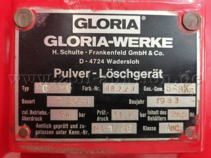 Pulverlöschanhänger Bild 2