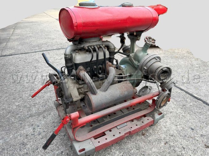 Pumpenaggregat von der Seite Pumpenaggregat von der Seite