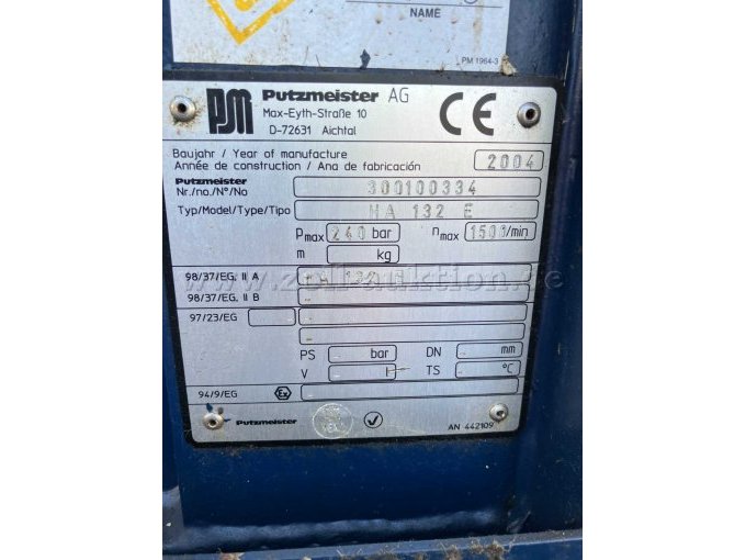 1 Putzmeister Hydraulikaggregat HA 132 E – foto 5 – kavel bij Zoll-Auktion, Münster