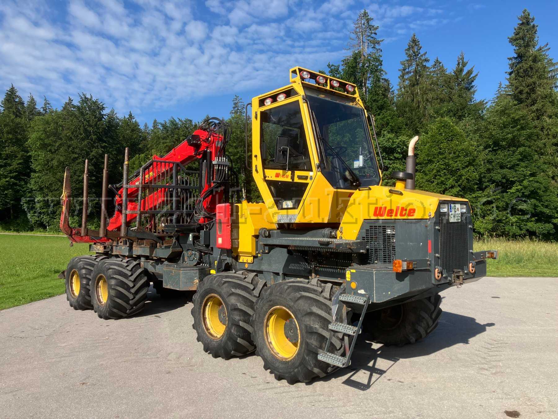 1 Rückezug 8-Rad Forwarder Welte W140