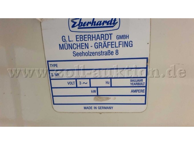 Typenschild ohne eintragungen