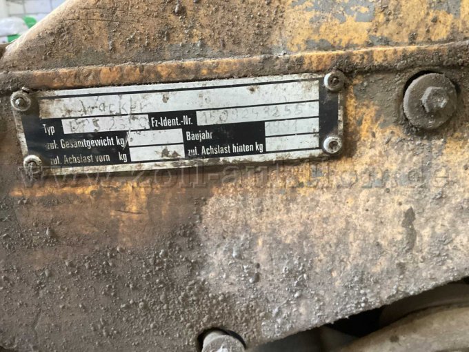 Typenschild Rüttler