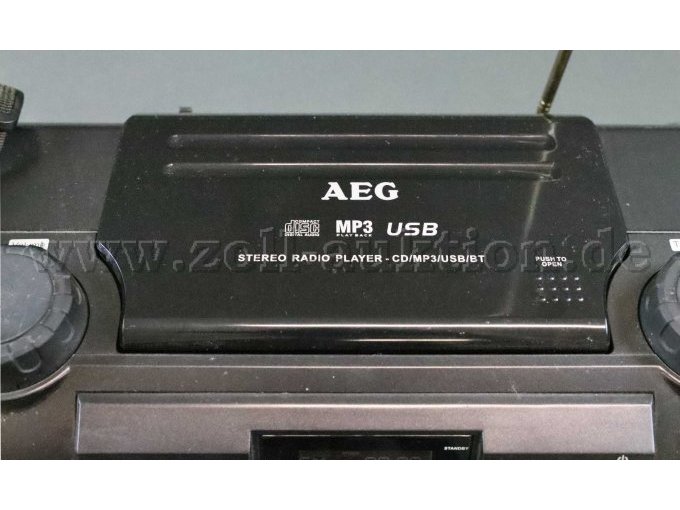 Ansicht CD-Player geschlossen