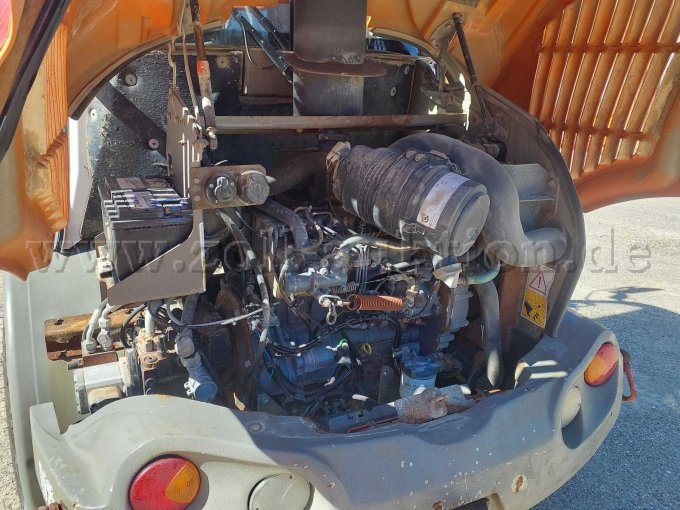 Detailansicht Motor Radlader Atlas AR60