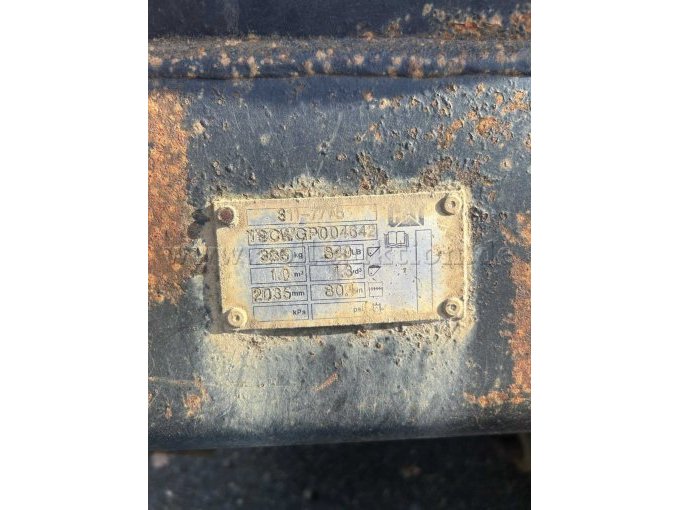 Typenschild Schaufel