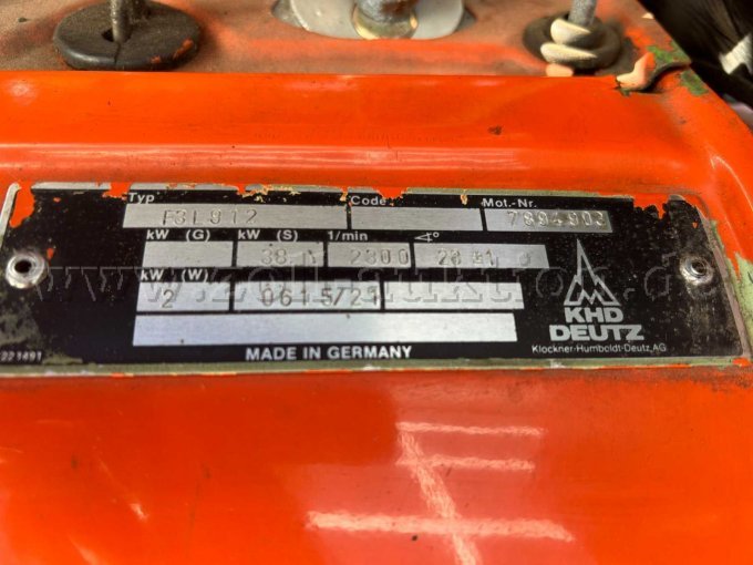 Motorkennung des Radladers