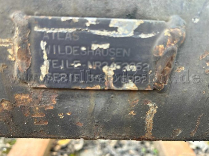 Typenschild Palettengabel