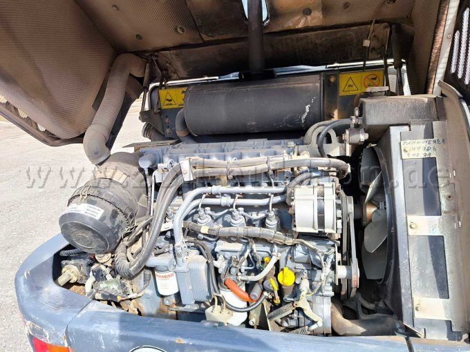 Motor Terex Radlader