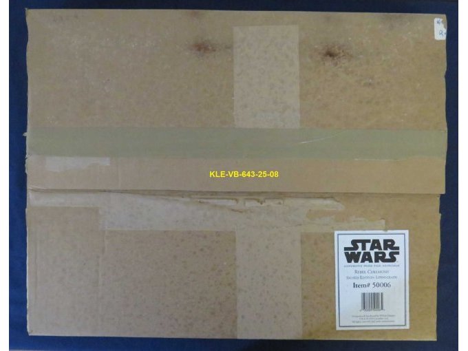 Originallieferkarton mit Verschmutzungen