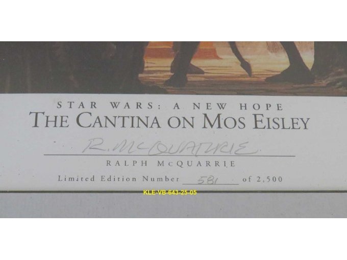 Signatur und Eintrag Limited Edition 581/2.500