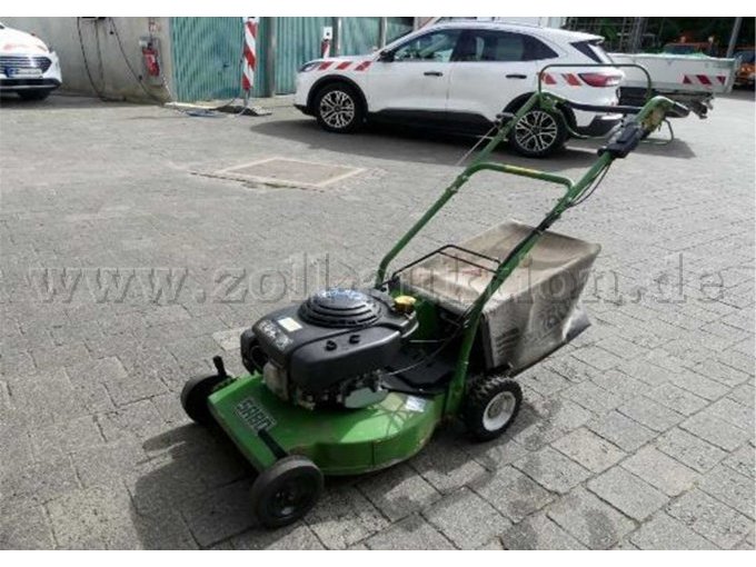 Ansicht seitlich vorne. Zur Versteigerung steht nur der beschriebene Kantenmäher!